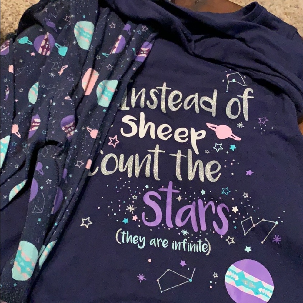 Matching set kids pajamas